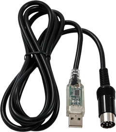Cble de connexion USB 1,8m ou 5m (DIN8M / Type A) pour balances A&D HC-i