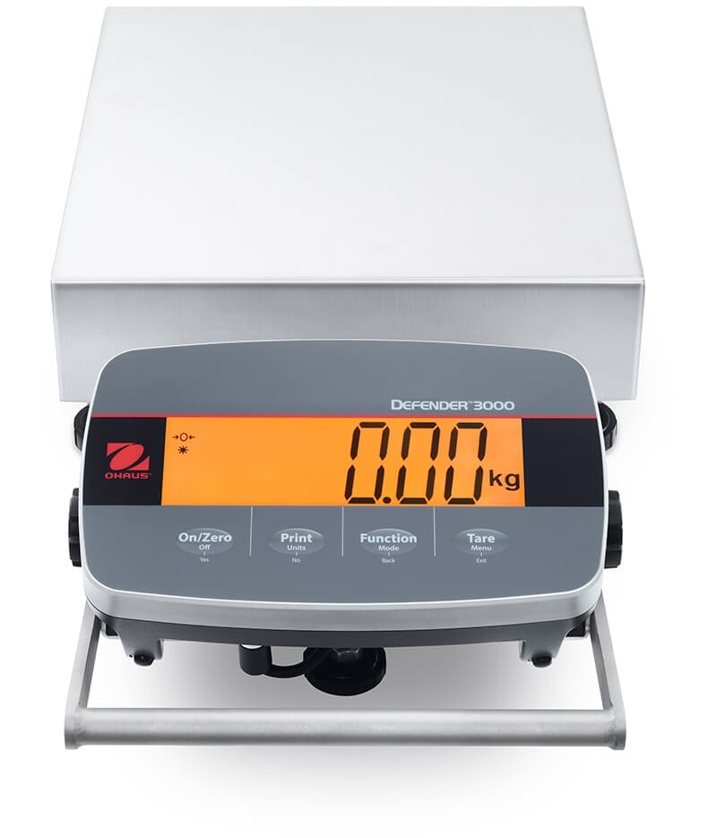 Balance homologue Ohaus Defender 3000-M Standard Low Profile avec taille de plateforme 305 x 355 mm