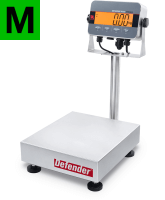 Balance tout inox homologue avec protection IP66 et colonne amovible: Ohaus Defender 3000-M Washdown