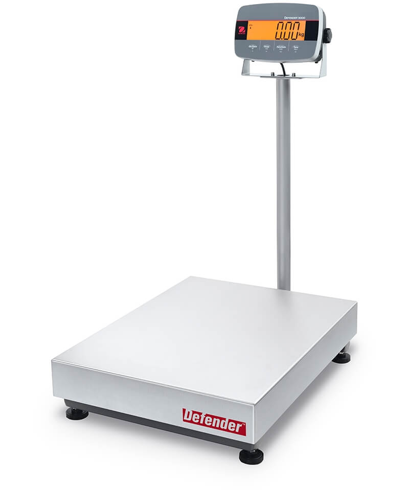 Balance plate-forme Ohaus Defender 3000 Standard avec taille de plateforme 500 x 650 mm