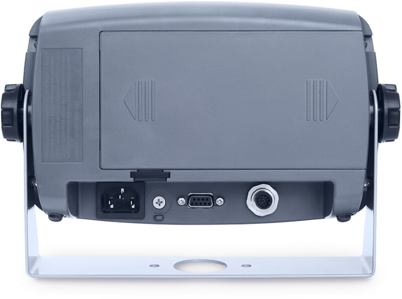 Indicateur i-DT33P de la Balance plate-forme Ohaus Defender 3000 Standard : Arrire avec interface RS-232