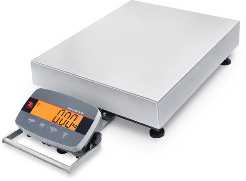 Balance plate-forme Ohaus Defender 3000 Standard Low Profile avec taille de plateforme 500 x 650 mm