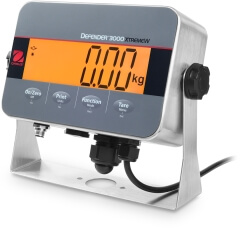 Indicateur de la nouvelle balance plate-forme Ohaus Defender 3000 tout inox