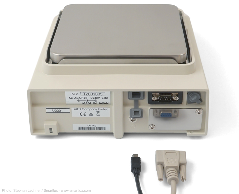 Interfaces RS-232 et USB en standard de la balance A&D GF-A