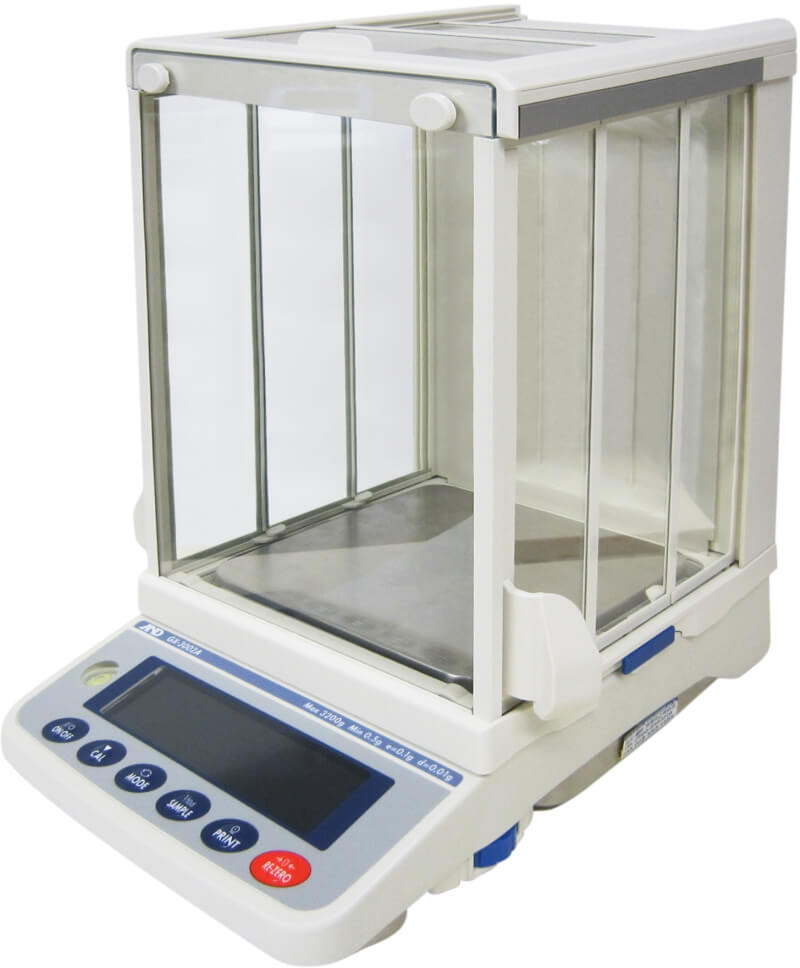 Balance de précision A&D GX-AWP avec grand pare-vent optionel