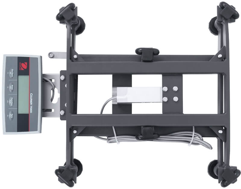 Pse-colis Ohaus Courier 7000: Cadre vue de dessous