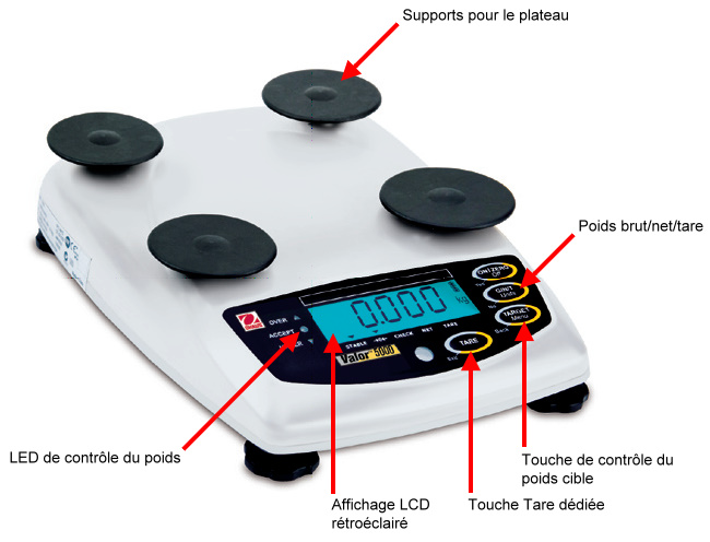 Balance alimentaire Ohaus Valor 5000 image 2